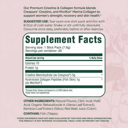 Matovia FleXi Creatine & Collagen Stick Packs